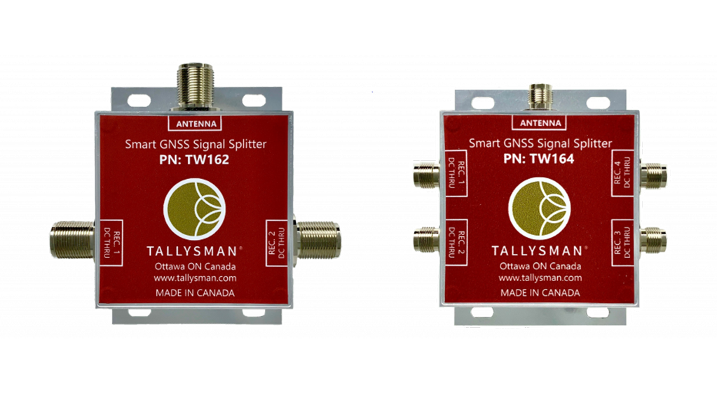 Tallysman® Introduces the TW162 and TW164 Smart Power GNSS Signal Splitters