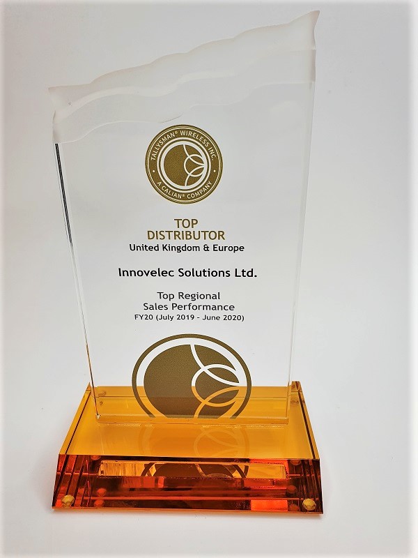 Tallysman Awards Innovelec Solutions Top Performing Distributor Award for the United Kingdom and Europe